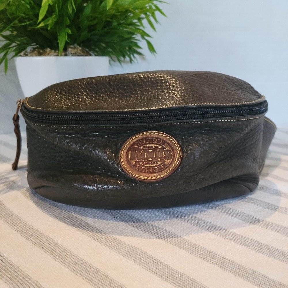 Vintage Roots Leather Fannypack - Dark Brown